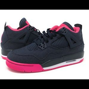 Nike Air Jordan Retro 4 GS 487724-408 Denim